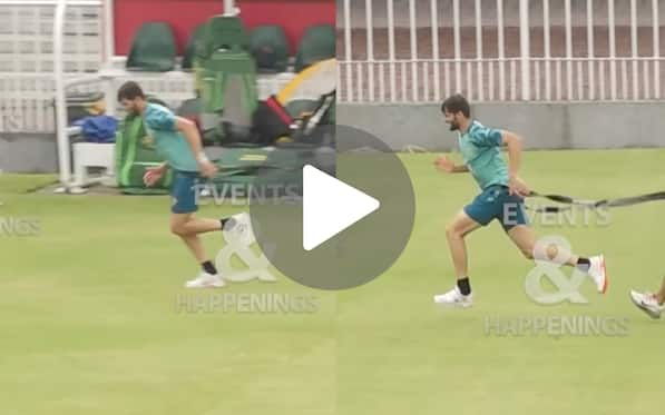 Shaheen Afridi's Intense Sprinting Drills With Mahmood Ahead Of 1st Test Vs BAN – Watch